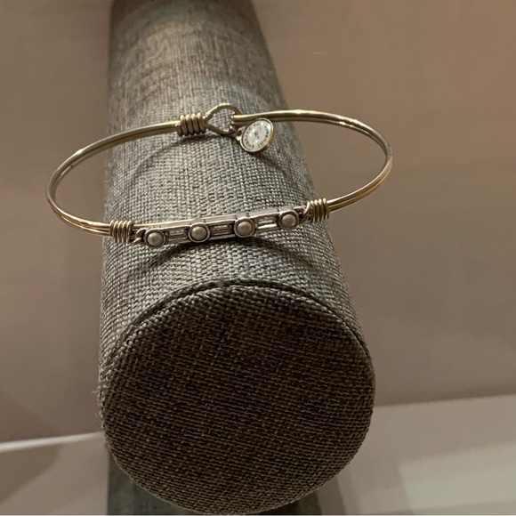 Luca + Danni Silver Bangle Bracelet - Picture 4 of 8